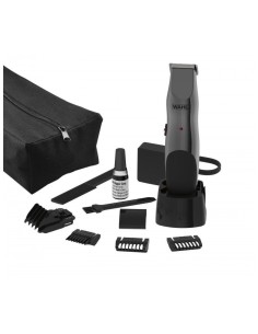 Afeitadora eléctrica Wahl Groomsman Recargable Negro/Gris inalámbrico  2
