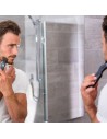 Afeitadora eléctrica Wahl Groomsman Recargable Negro/Gris inalámbrico 