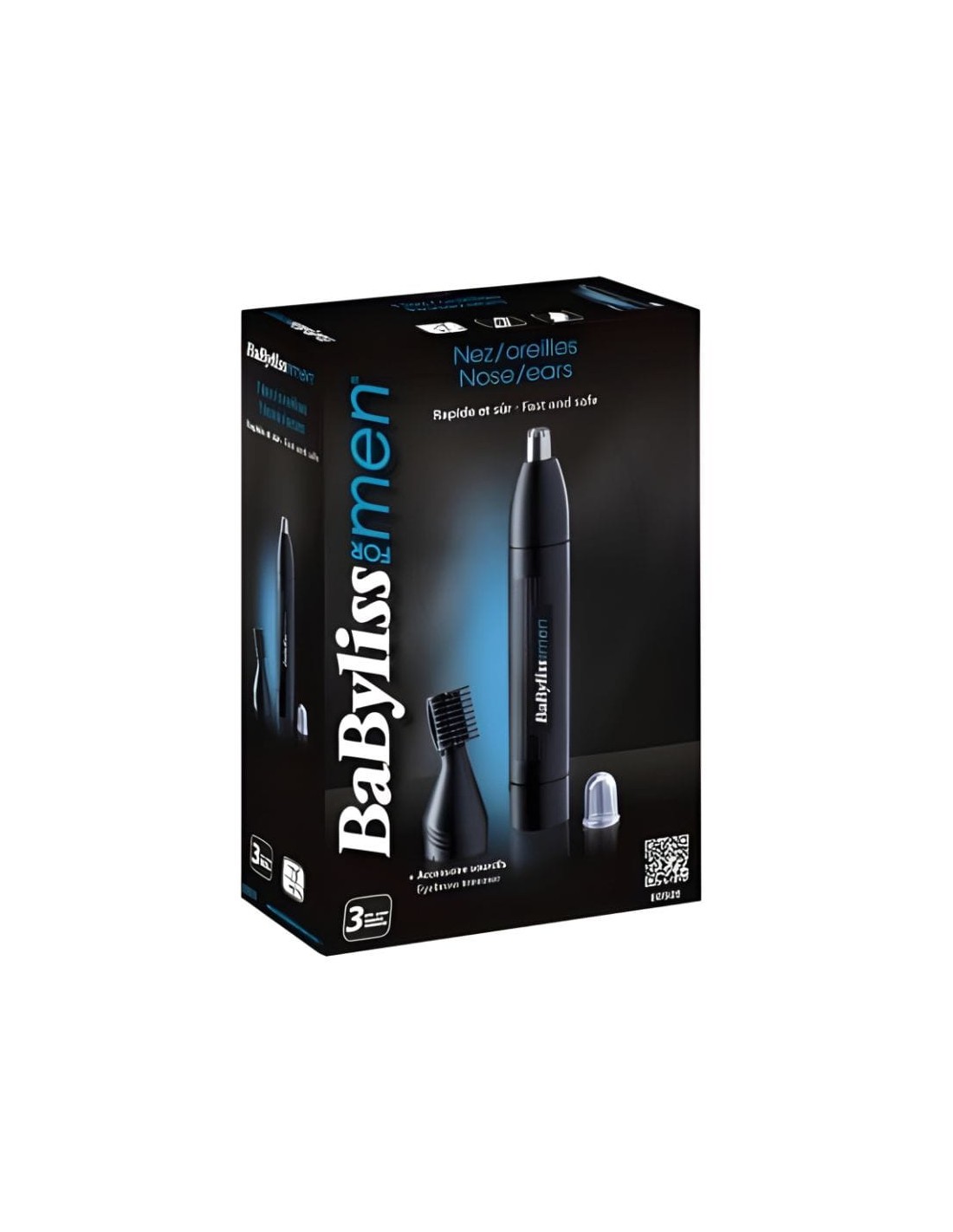 Depiladora de precisión BaByliss E652E Negro en Logroño