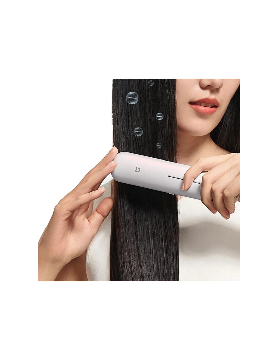 Cepillo alisador Xiaomi Cordless Hair Straightener Brush iónico 3 temp