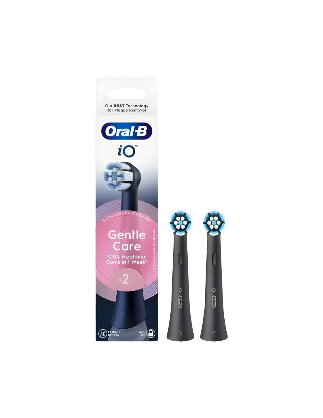 Cabezales de recambio Oral-B iO Gentle Care Pack 2 Microvibraciones iO