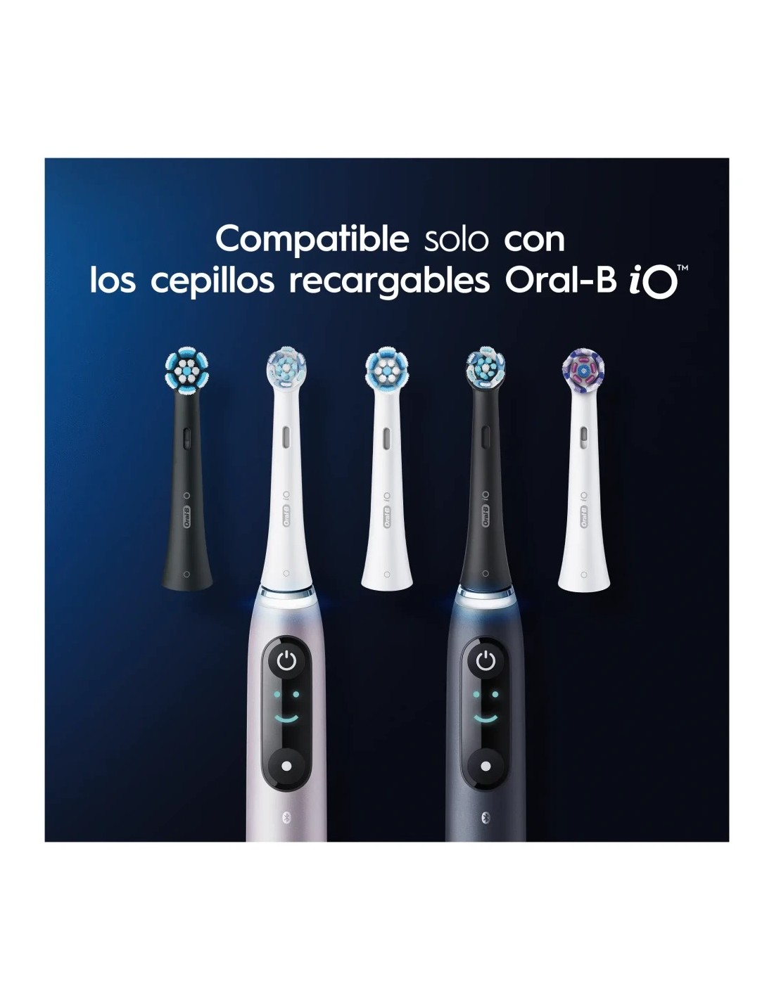 Cabezales de recambio Oral-B iO Gentle Care Pack 2 Microvibraciones iO