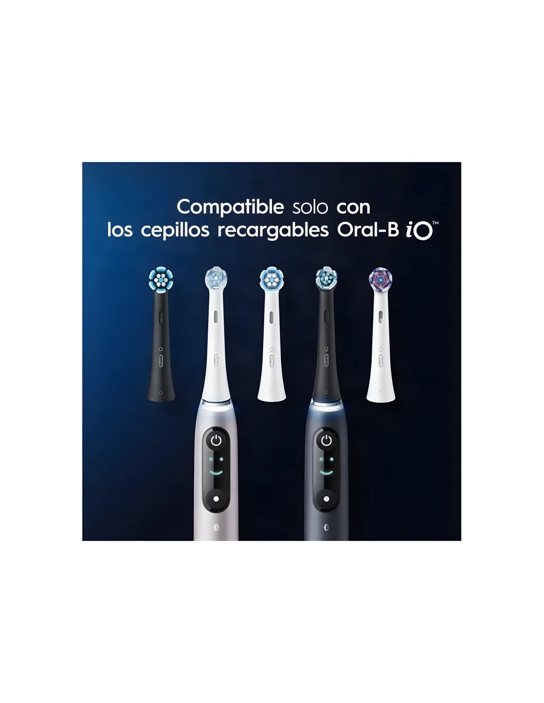 Cabezales Oral-B iO Ultimate Clean Negro Pack 6 unidades en Logroño