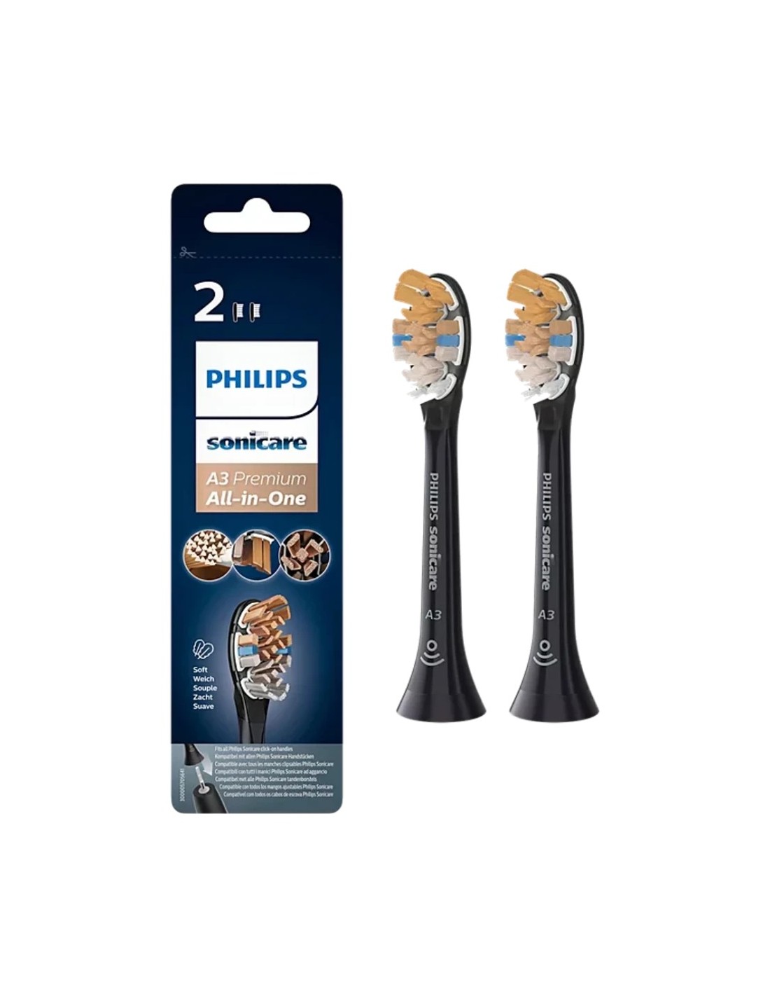 Cabezal de cepillo eléctrico Philips Sonicare A3 Premium All-in-One Pa