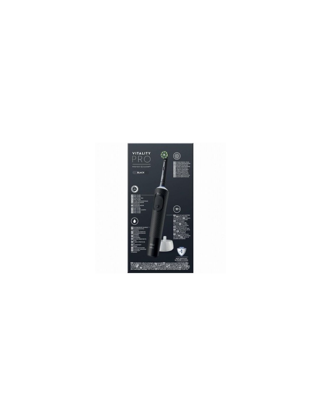 Cepillo de dientes eléctrico Oral-B Vitality Pro, negro en Logroño