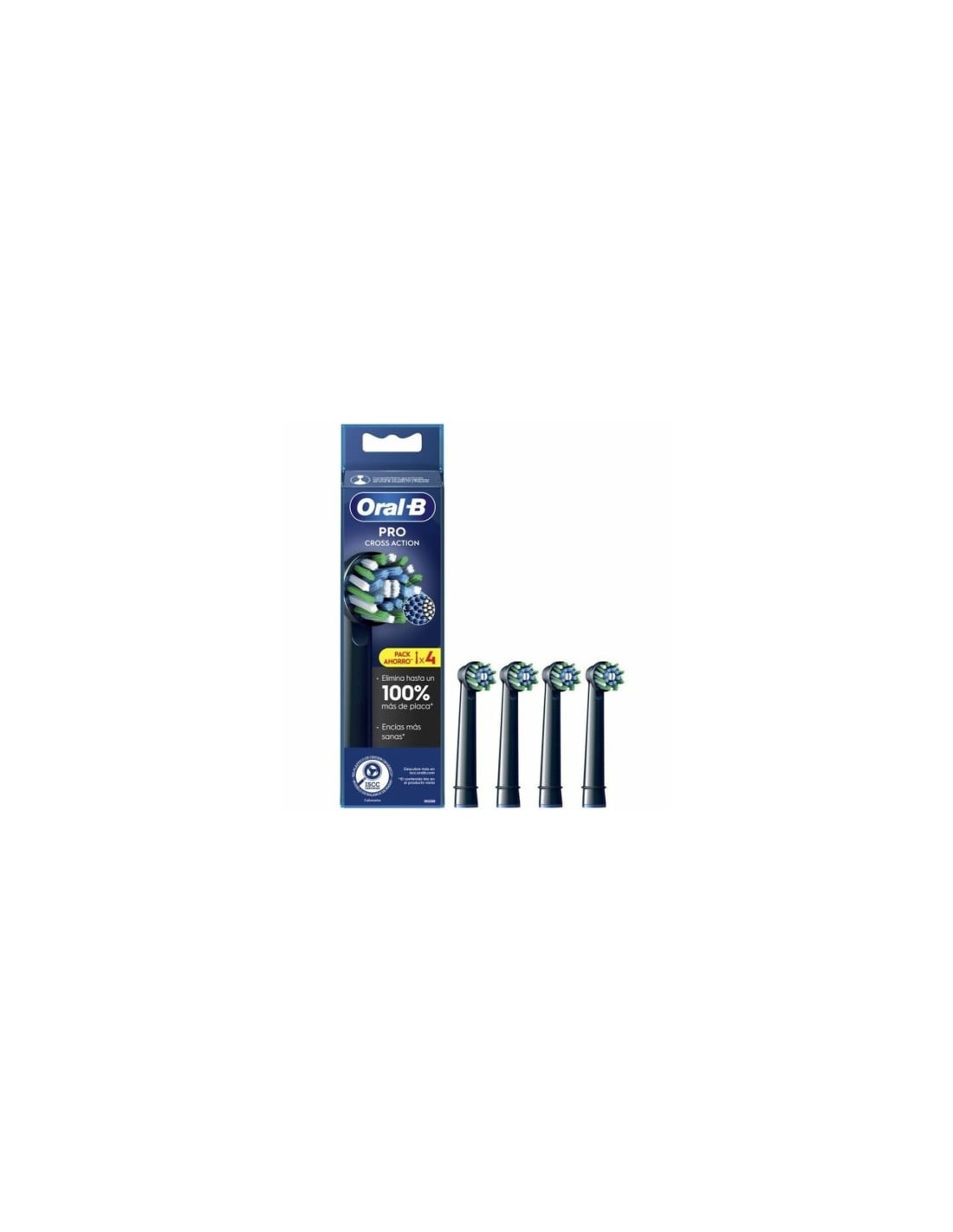 Cabezal de Recambio para cepillo Oral-B Pro Cross Action, Pack 4 uds