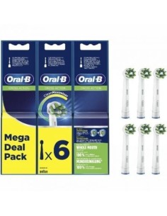 Cabezal de Recambio para cepillo Oral-B Pro Cross Action, Pack 6 uds
