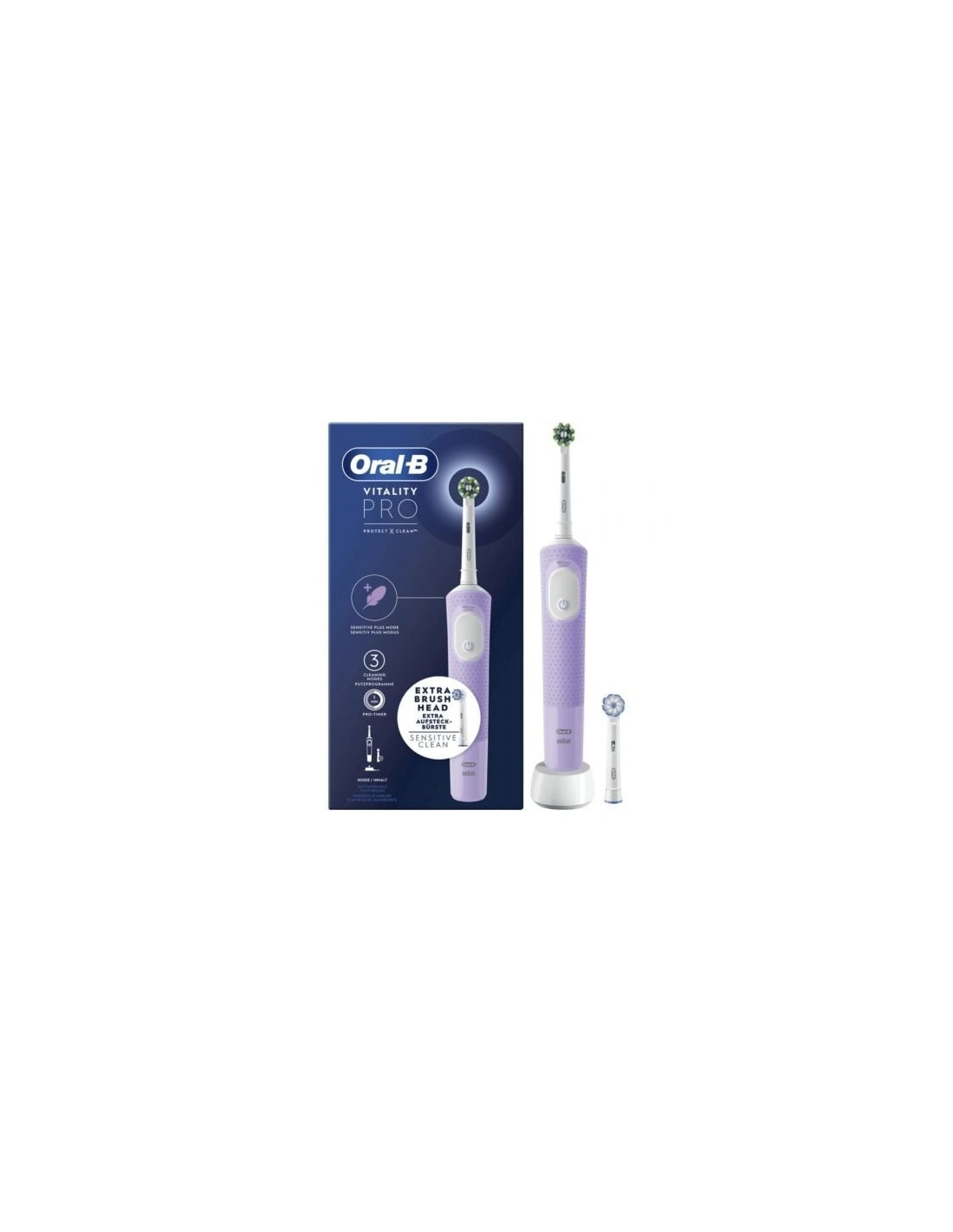 Cepillo de dientes eléctrico Braun Oral-B Vitality Pro, purpura