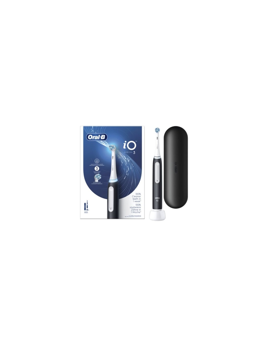 Cepillo de dientes eléctrico Oral-B iO 3, negro en Logroño