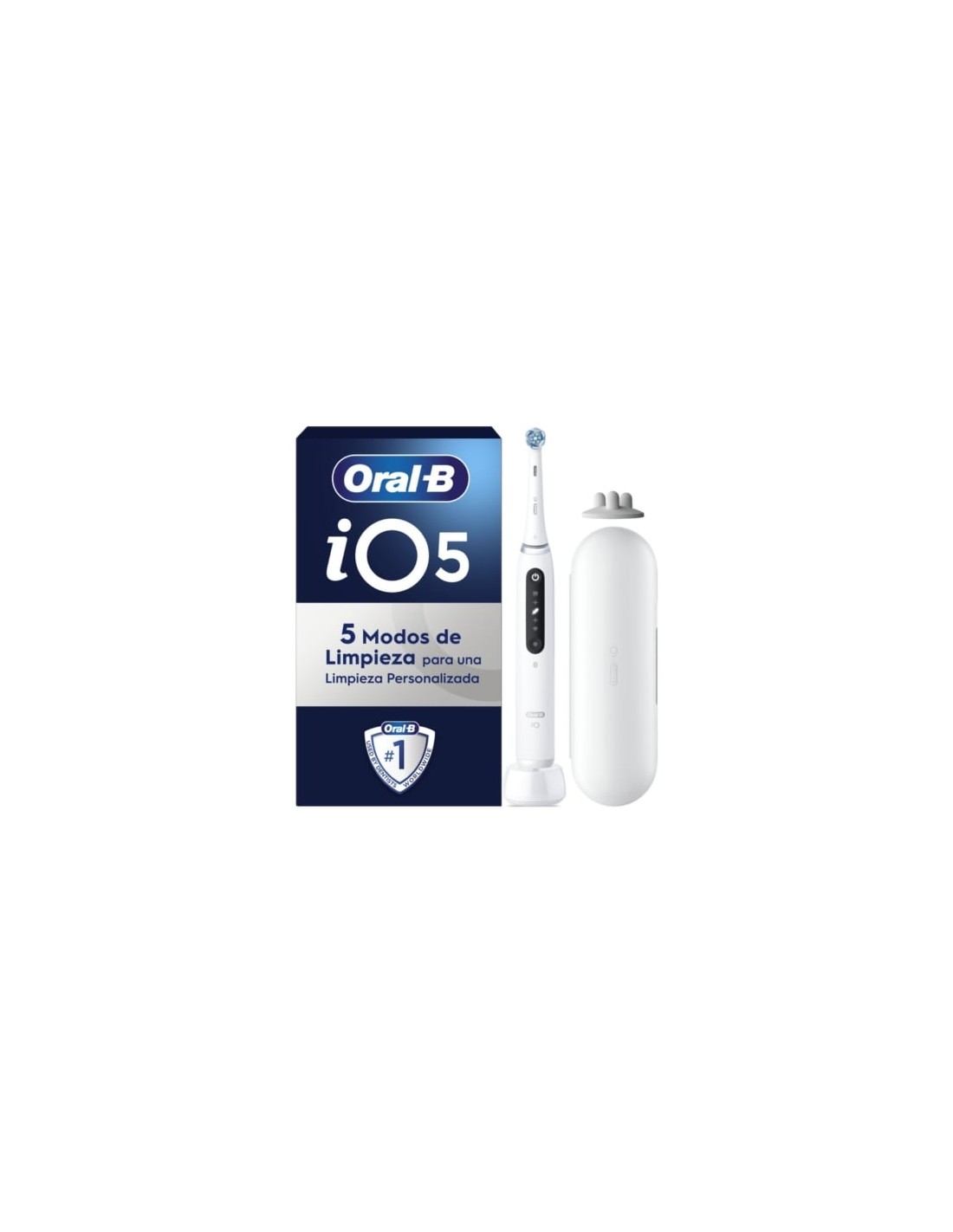 Cepillo de dientes eléctrico Oral-B iO Serie 5S, blanco en Logroño