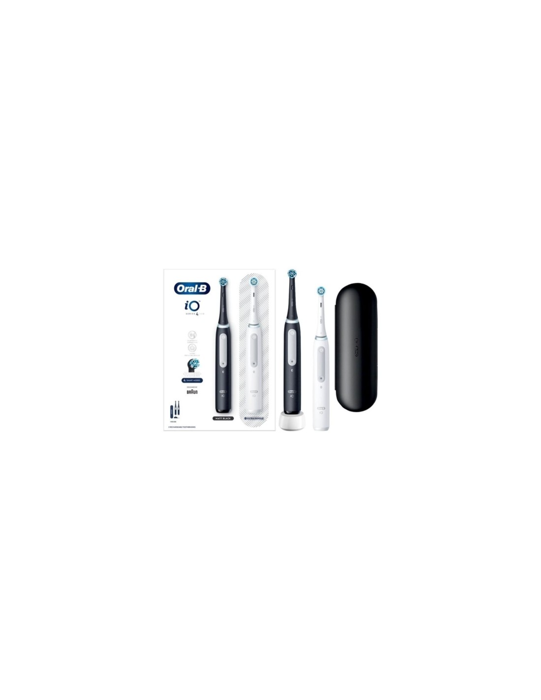 Cepillo de dientes eléctrico Oral-B iO Series 4 Dúo, incluye funda