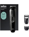 Afeitadora Braun All in One 3 en 1 Style Kit Series 3, con batería, 2 