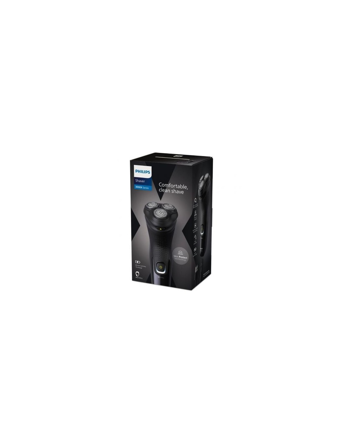 Afeitadora Philips Shaver Series 3000X X3021/00, con batería, 1 Acceso