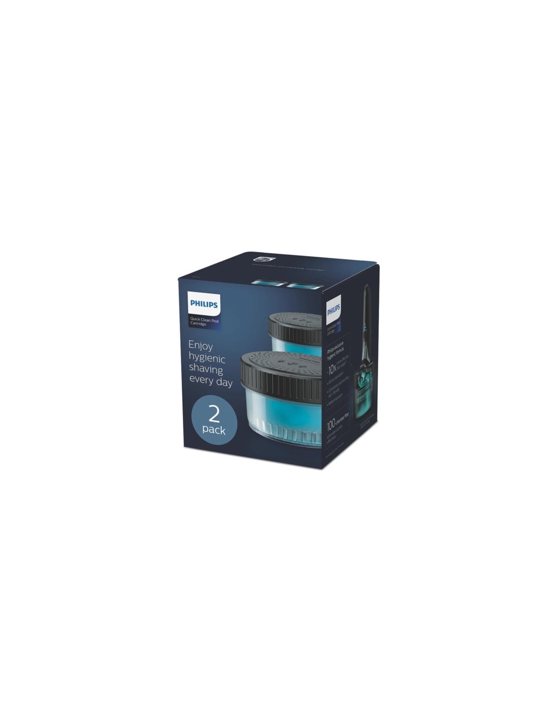 Cartucho de dosis de limpieza rápida Philips CC12/50, para afeitadoras