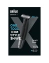 Afeitadora Braun Wet and Dry Serie X XT5200, con batería, 6 Accesorios
