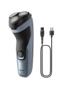 Afeitadora Philips Shaver Series 3000X X3063, con batería, 2 Accesorio