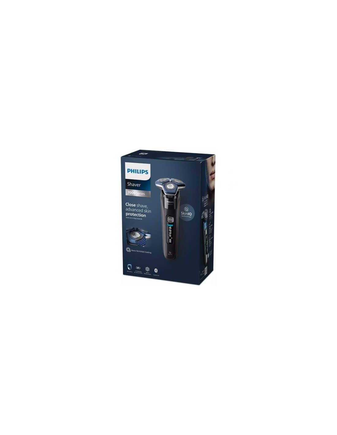 Afeitadora Philips Shaver Series 7000 S7886/35, con batería, 2 Accesor