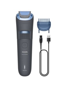 Cortabarbas Philips Beardtrimmer series 3000 BT3617/15, con batería, 2