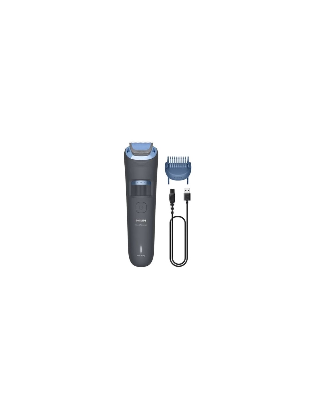Cortabarbas Philips Beardtrimmer series 3000 BT3617/15, con batería, 2