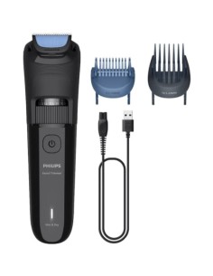 Cortabarbas Philips Beardtrimmer series 3000 BT3620/15, con batería, 5