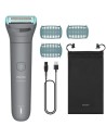 Cortabarbas Philips Body Groomer BG3485/15, con batería, 3 Accesorios