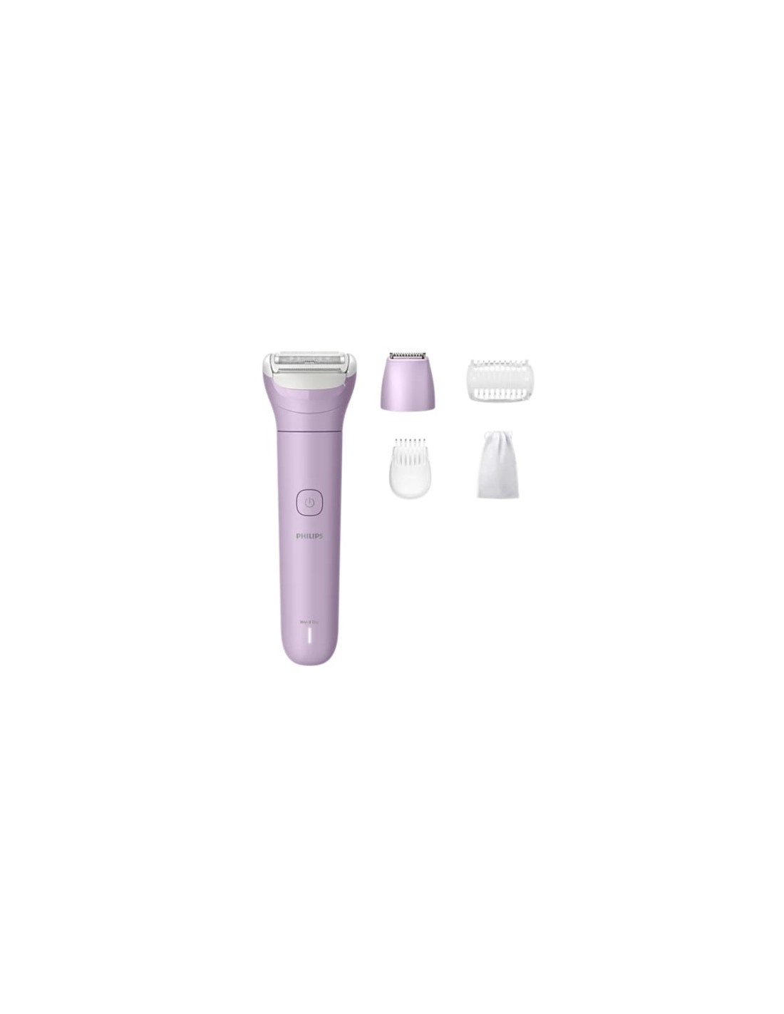 Cortapelos Philips Lady Shaver 6000 BRL138/00, con batería, 4 Accesori