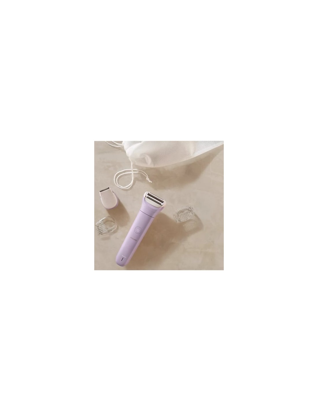 Cortapelos Philips Lady Shaver 6000 BRL138/00, con batería, 4 Accesori