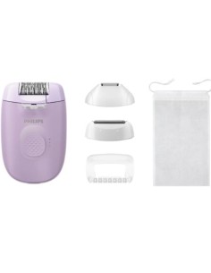 Depiladora Philips Epilator Series 4000 BRE257, con batería, 4 Accesor