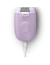 Depiladora Philips Epilator Series 4000 BRE257, con batería, 4 Accesor