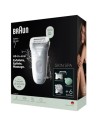 Depiladora Braun Silk Epil SkinSpa7 7-081, con batería, 6 Accesorios
