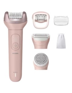 Depiladora Philips Epilator Series 9000 BRE718, con batería, 6 Accesor