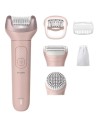 Depiladora Philips Epilator Series 9000 BRE718, con batería, 6 Accesor