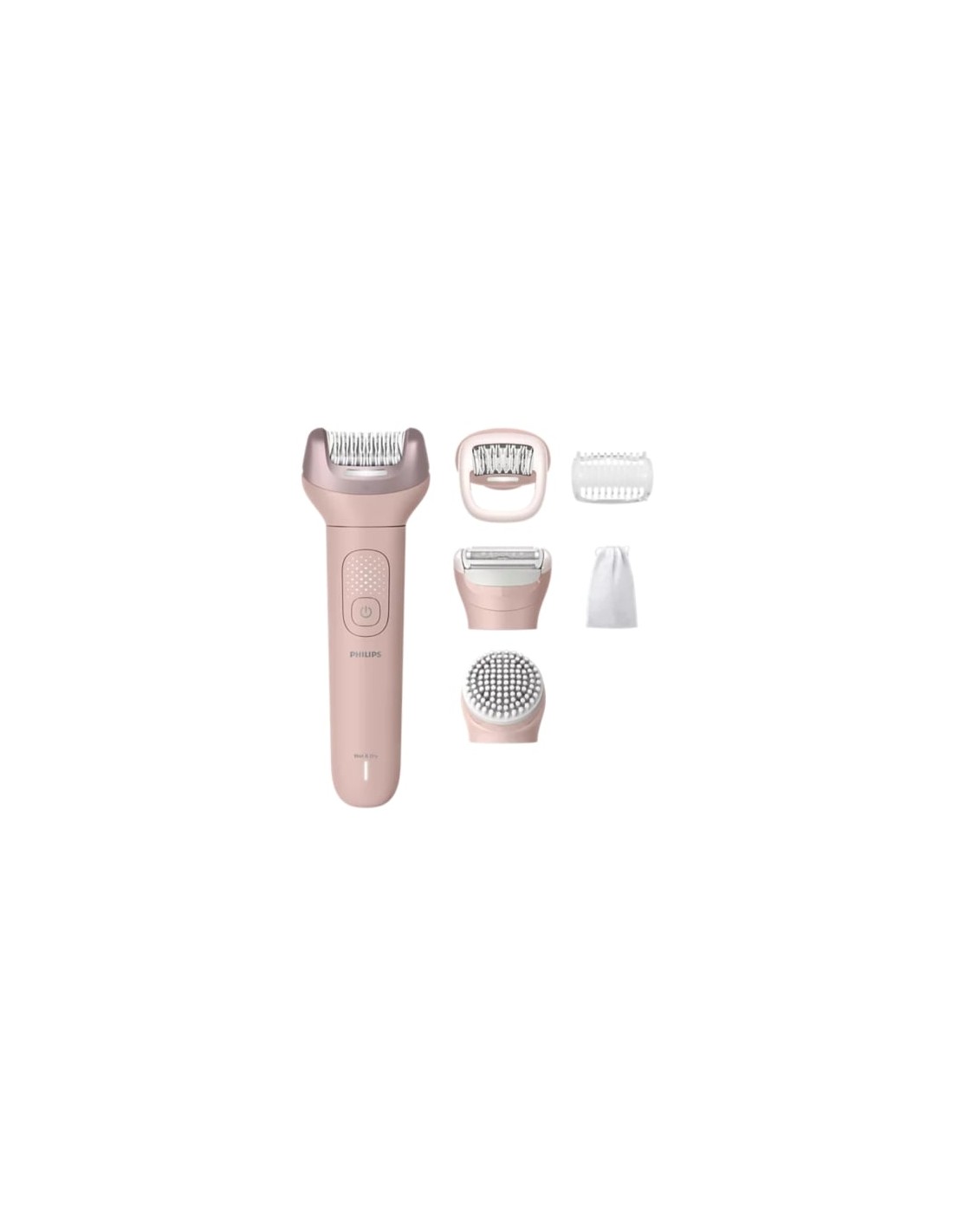 Depiladora Philips Epilator Series 9000 BRE718, con batería, 6 Accesor