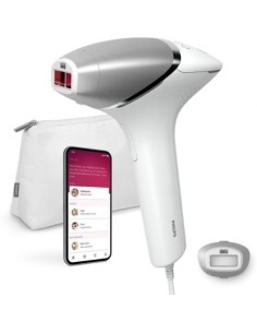Depiladora de Luz pulsada Philips Lumea IPL Serie 8000 Prestige, con c