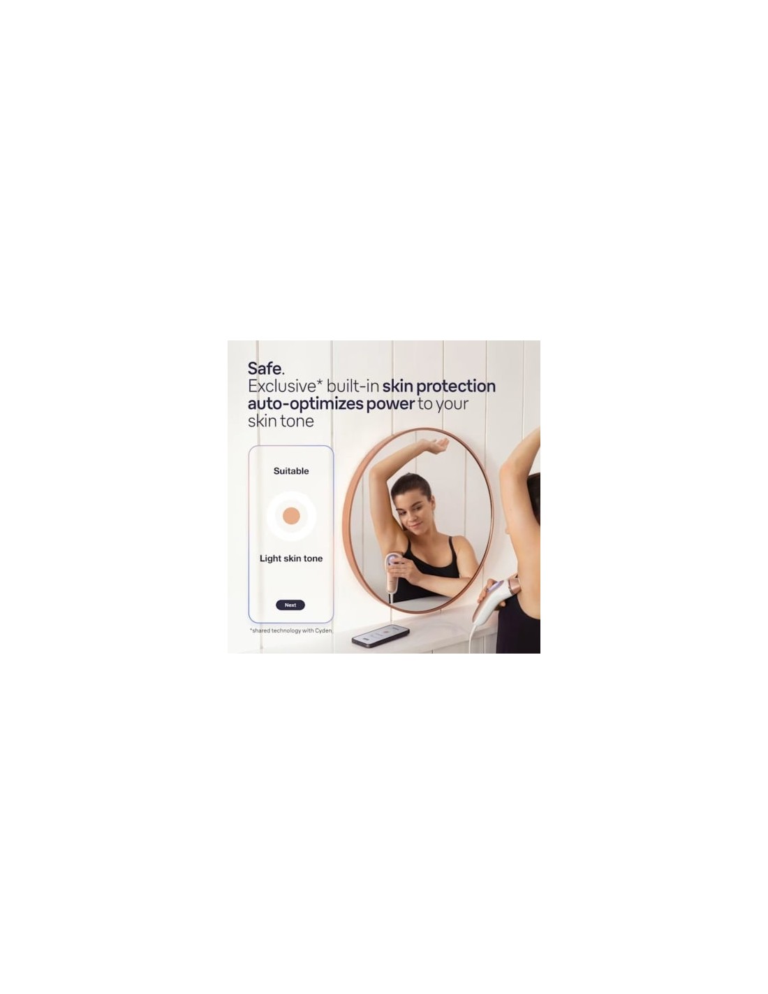 Depiladora de Luz pulsada Braun Skin-expert PL7253 IPL, con cable