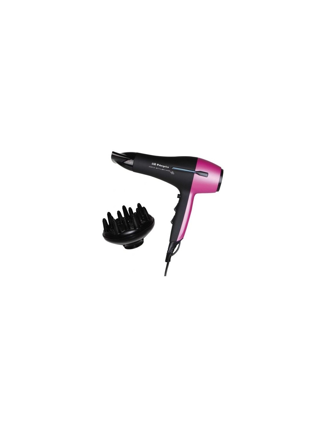 Secador Orbegozo SE 2320, 2200W, negro y lila en Logroño