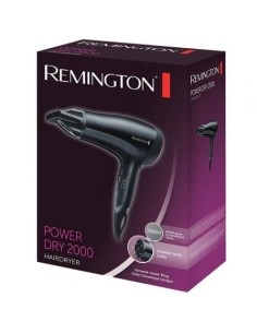 Secador Remington Power Dry 2000 D3010, 2000W, iónico, negro 2
