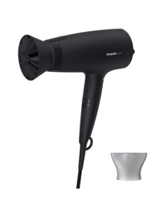 Secador Philips 3000 series BHD308/10, 1600W, negro, 2 Accesorios