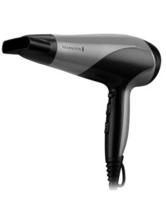 Secador Remington Ionic Dry 2200, 2200W, iónico, negro y gris