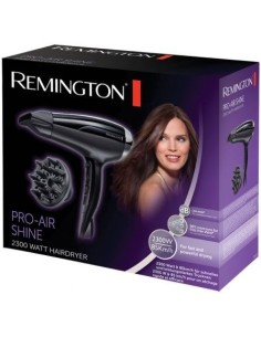 Secador Remington Pro-Air Shine 2300W, iónico, negro en Logroño 2