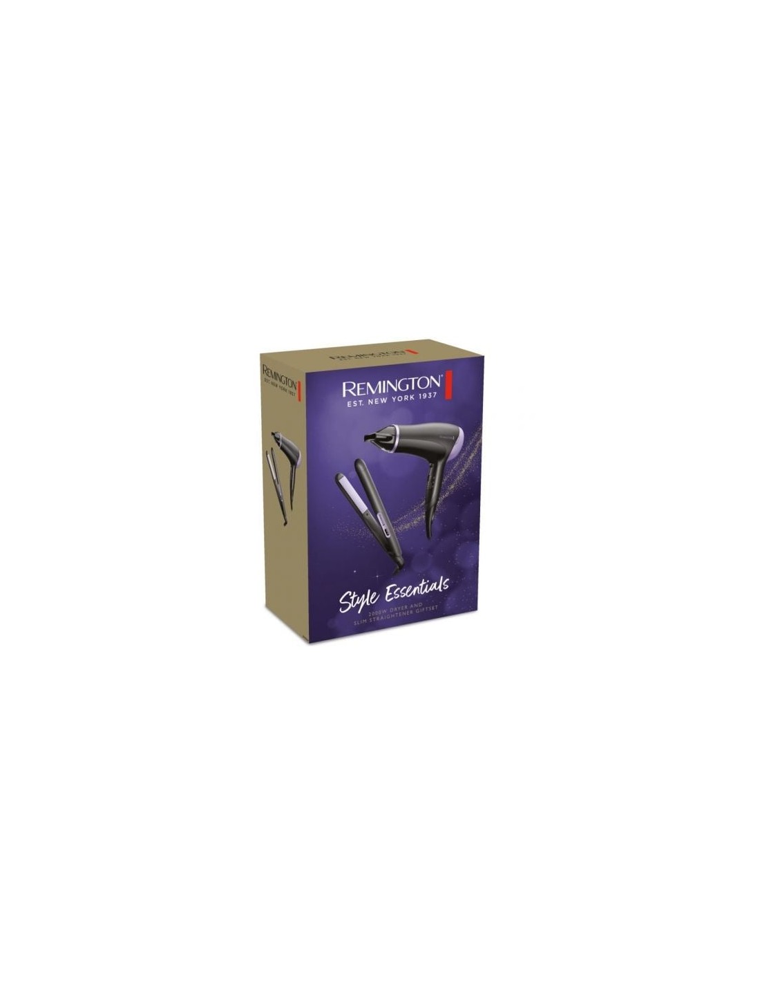Pack Secador y Plancha para el Pelo Remington Style Essentials