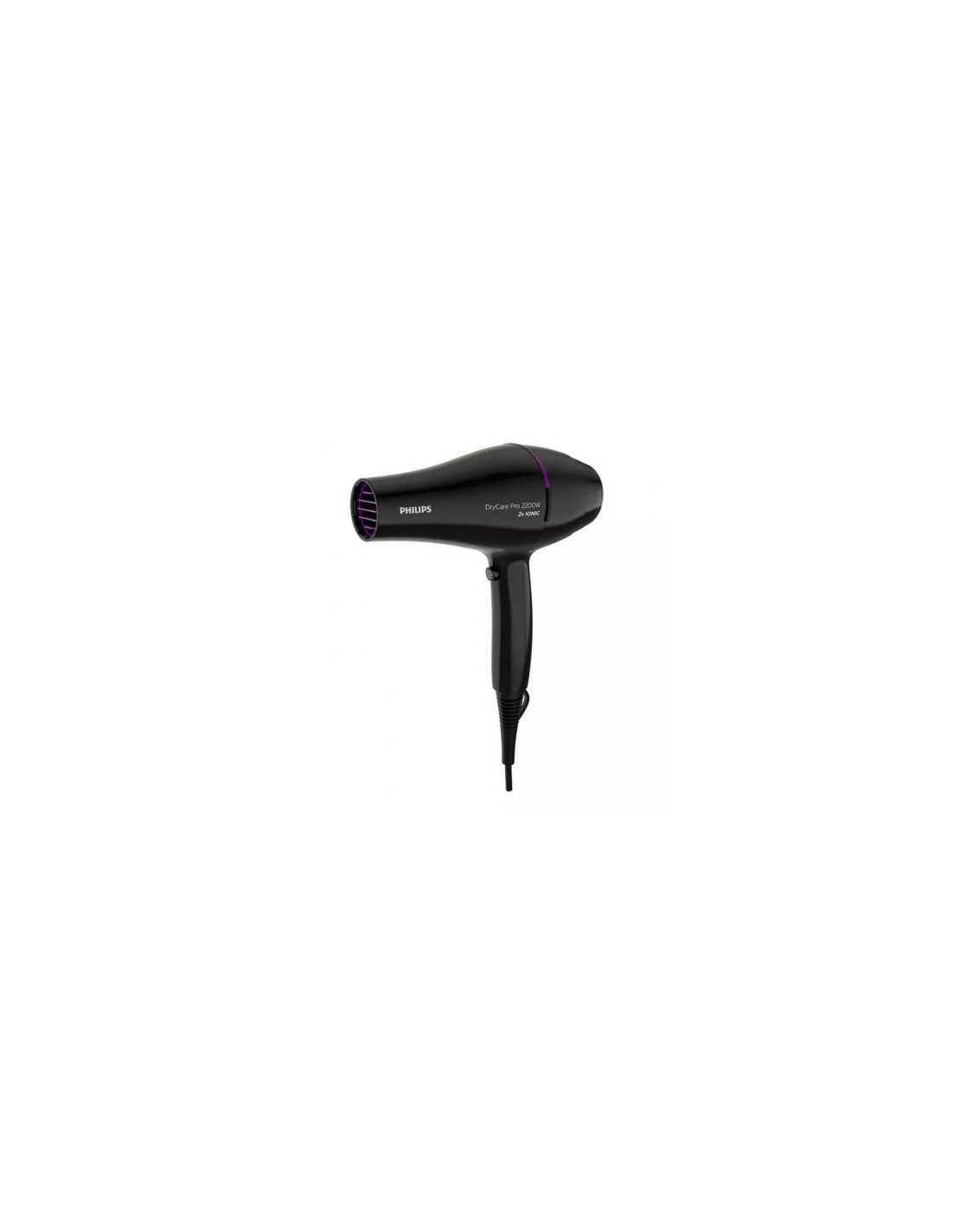 Secador Philips Drycare Pro BHD274, 2200W, negro y violeta en Logroño