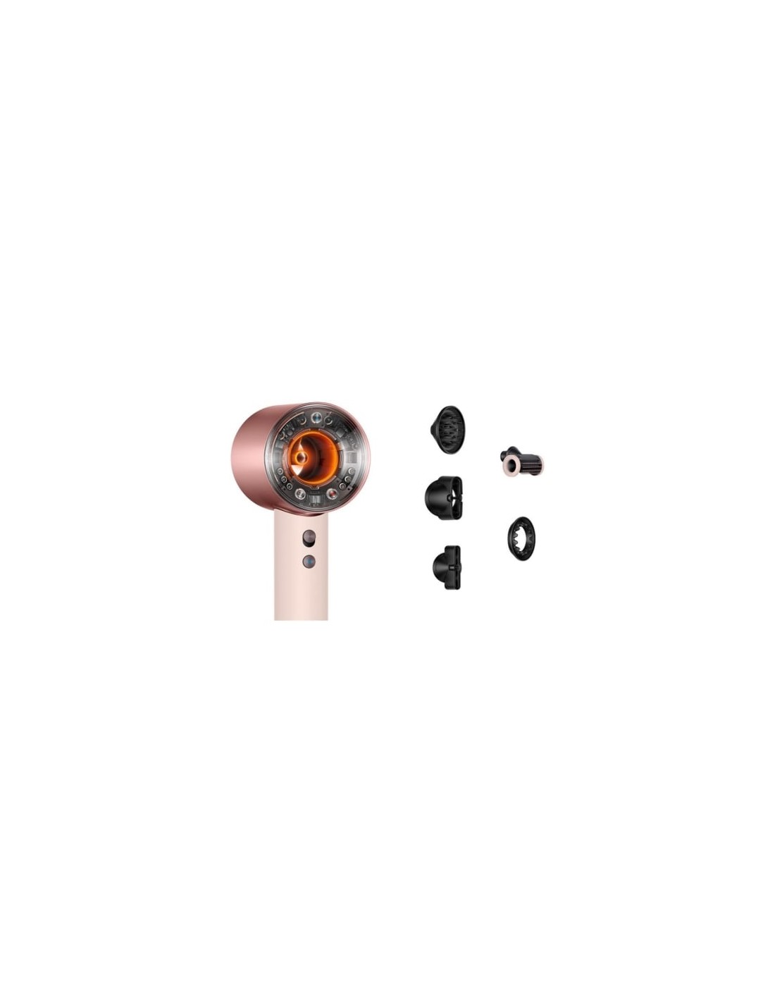 Secador Dyson Supersonic Nural, 1600W, iónico, rosa ceramico y oro ros