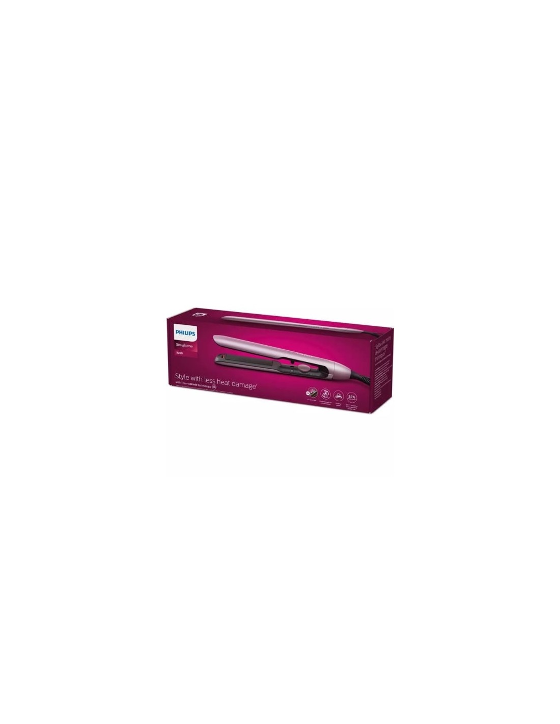 Plancha para el Pelo Philips Straightener 5000 BHS530, rosa en Logroño