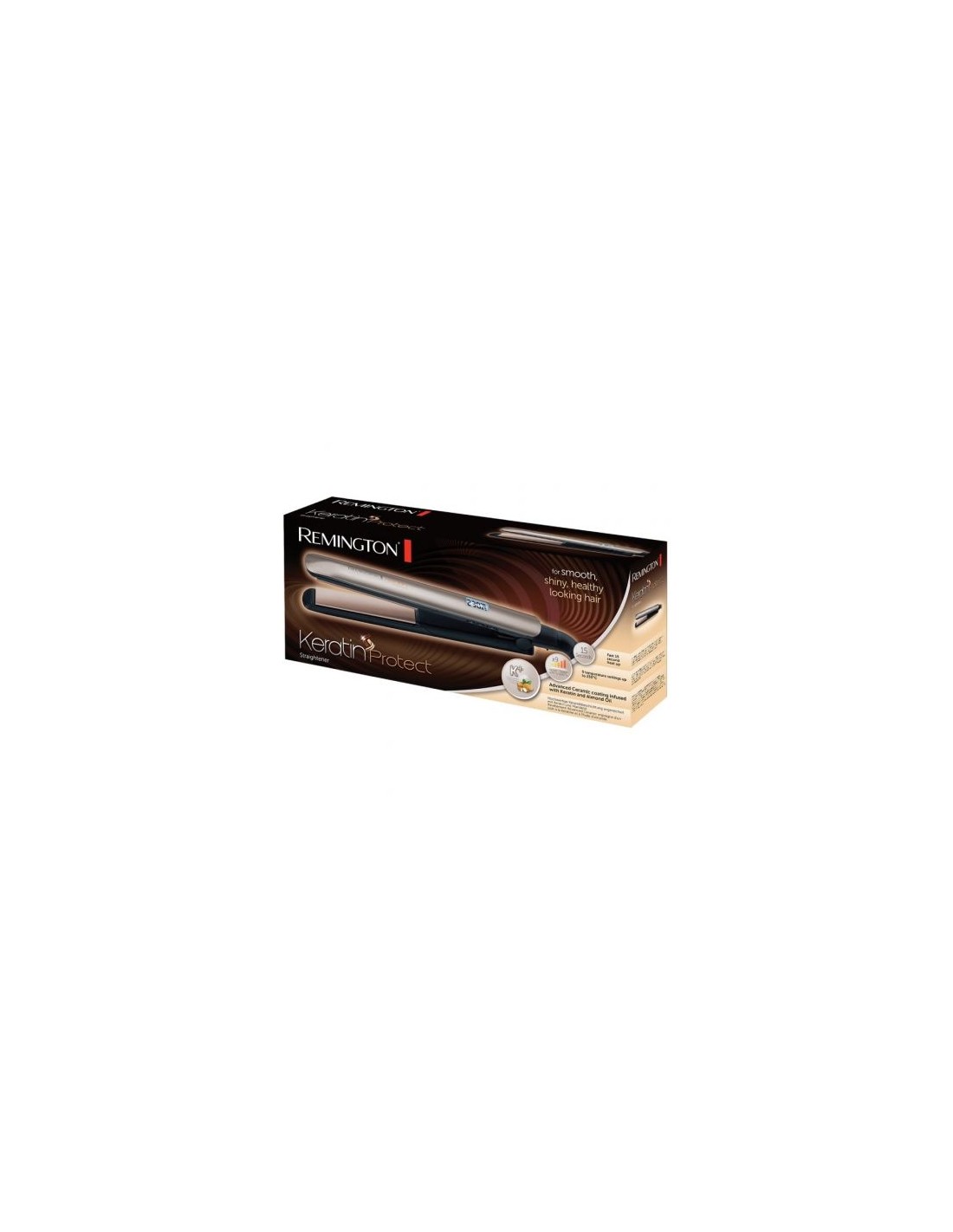 Plancha para el Pelo Remington Keratin Protect S8540, bronce