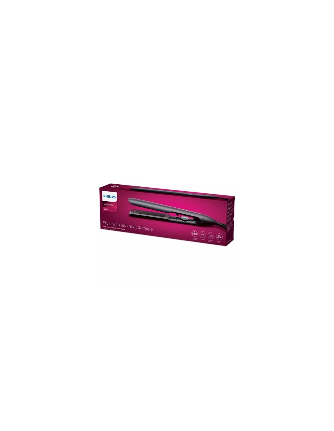 Plancha para el Pelo Philips Straightener 5000 BHS510, iónico