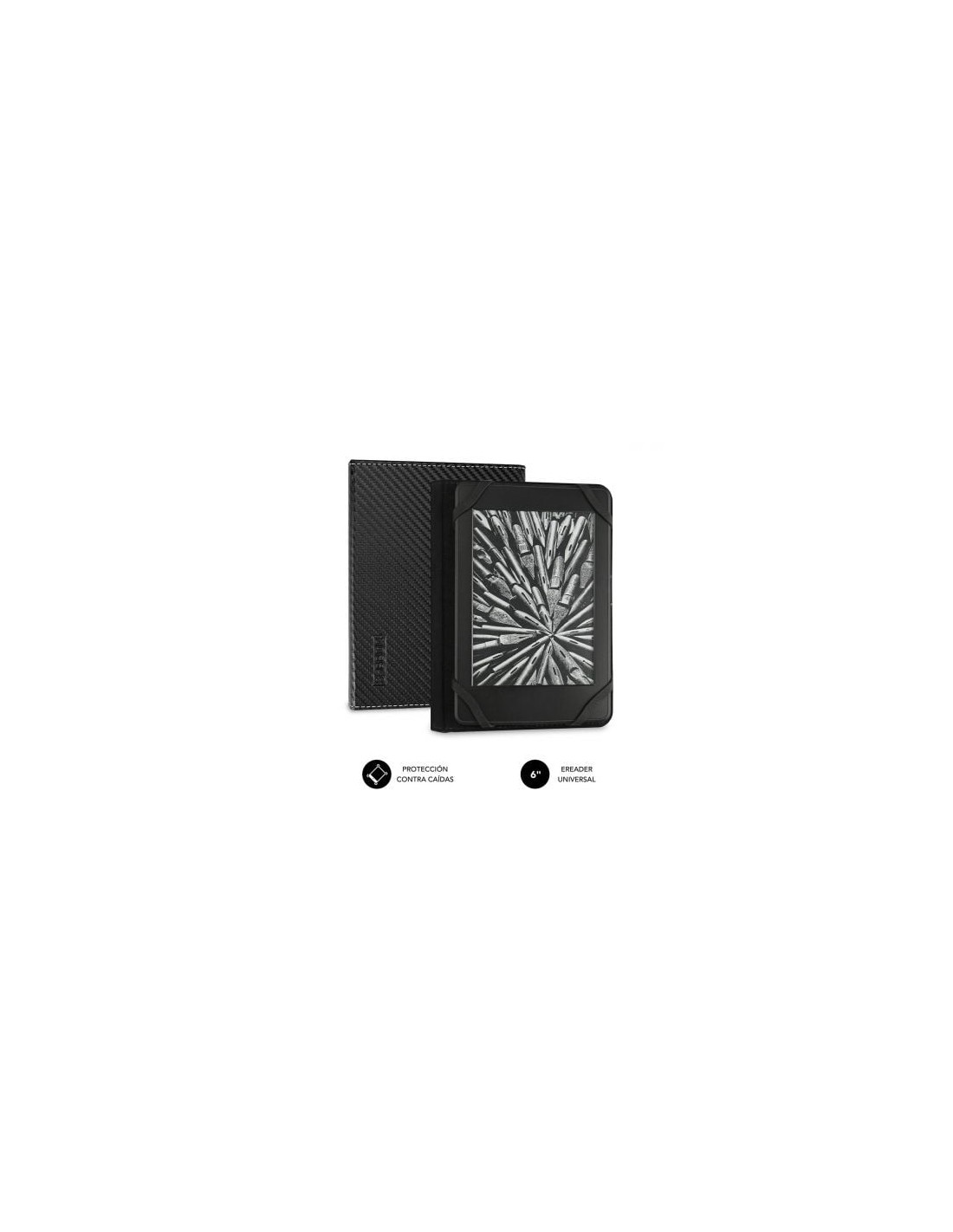 Funda para libro electrónico Subblim Clever Case, negra en Logroño