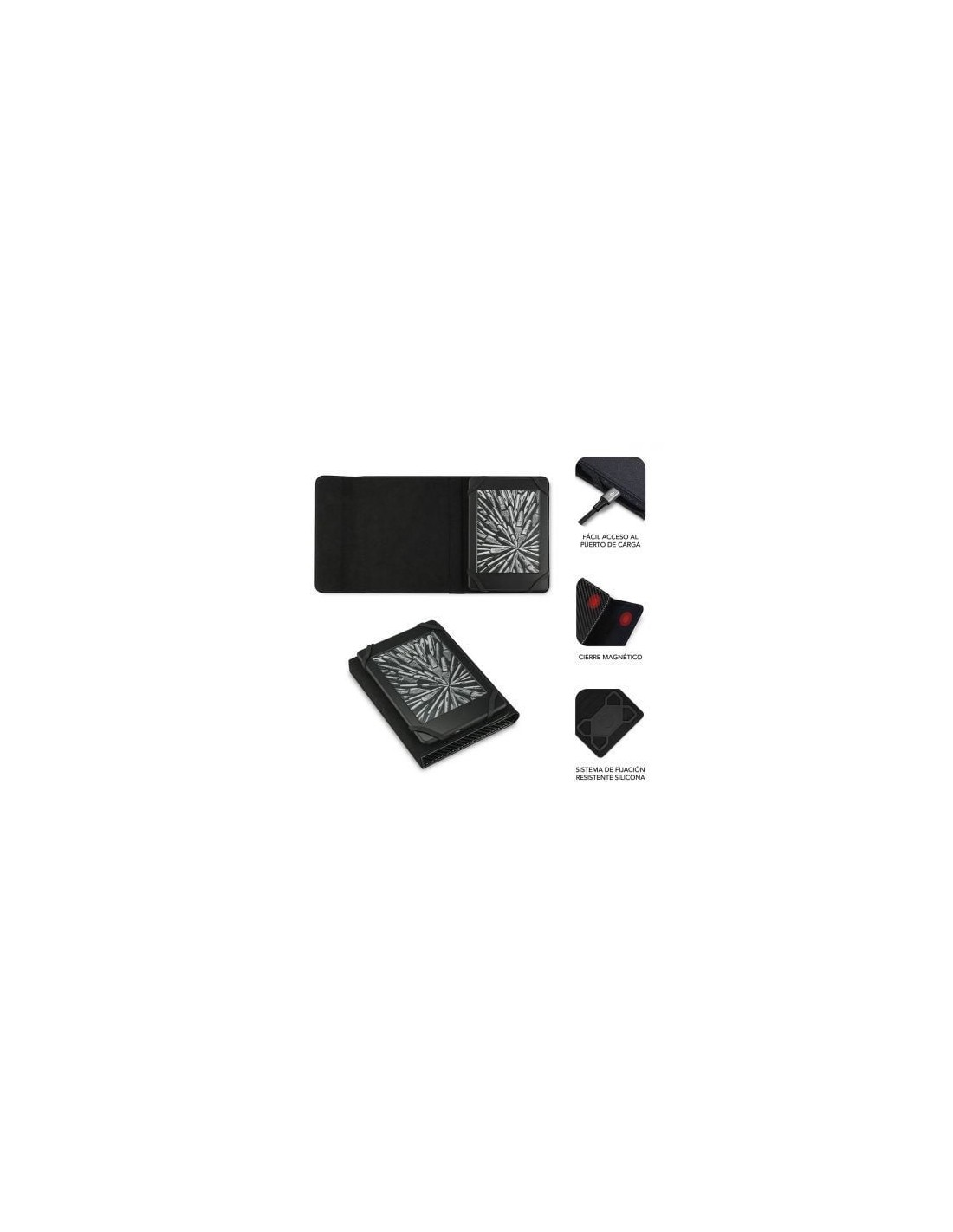 Funda para libro electrónico Subblim Clever Case, negra en Logroño