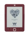 Libro electrónico Woxter Scriba 195, 6", tinta electrónica, rojo