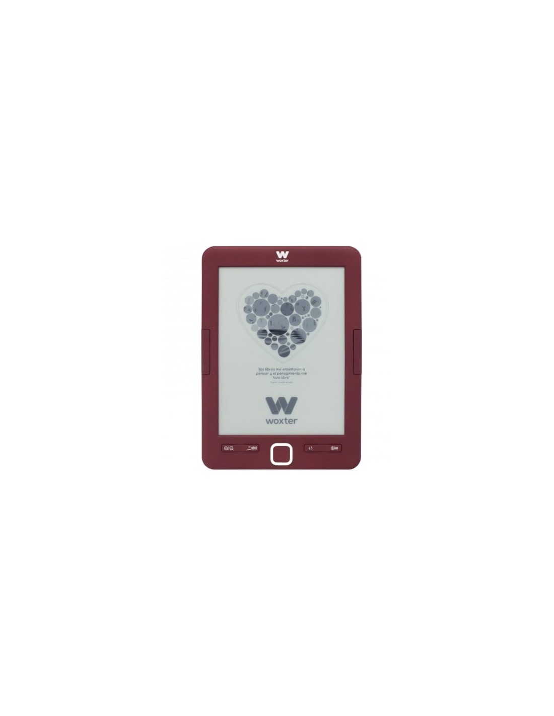 Libro electrónico Woxter Scriba 195, 6", tinta electrónica, rojo